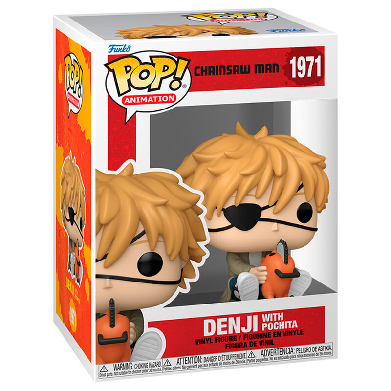 Funko POP Chainsaw Man Denji with Pochita 1971